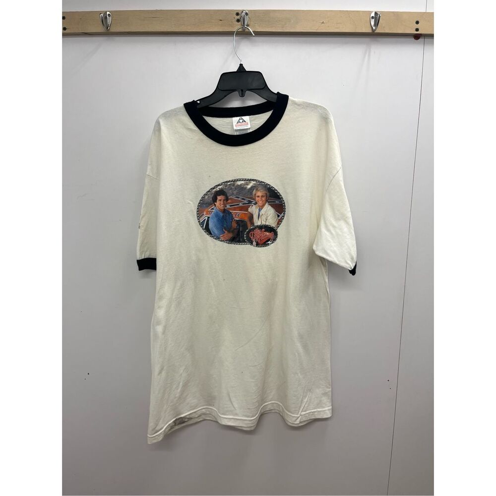 Vintage White Confederate T-Shirt Size XXL